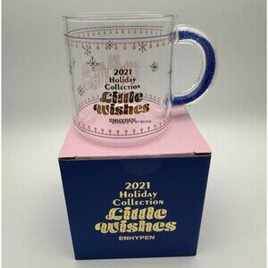 Enhypen 2021 Holiday Collection Little Wishes Clear Mug Never Used